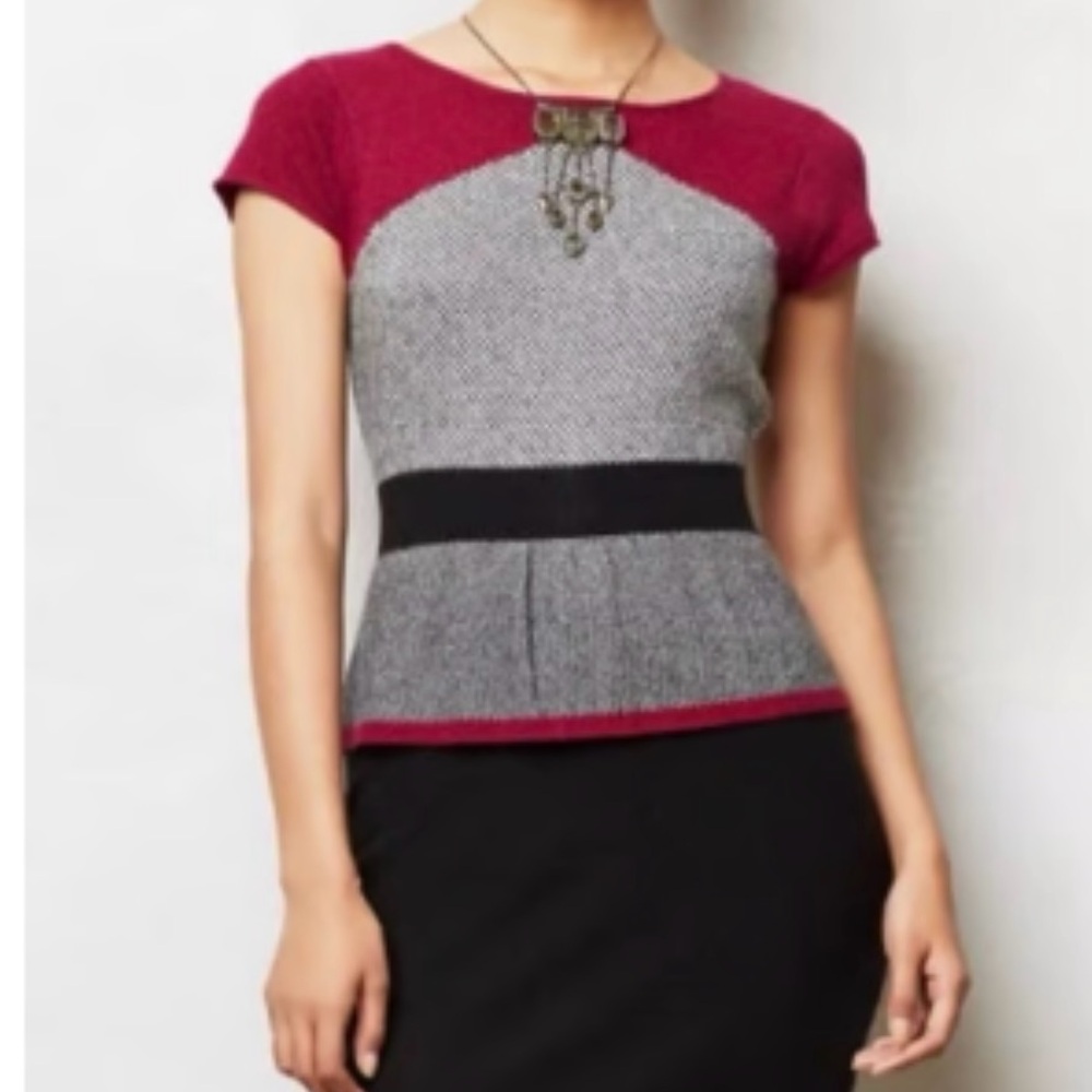 Sparrow Red Knit Top - XS